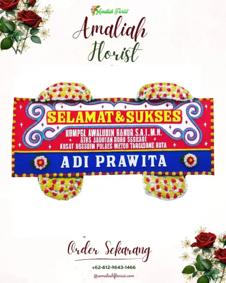 Papan Bunga Ucapan Selamat Banjaretno